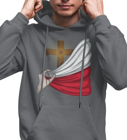 BLUZA Z KAPTUREM PATRIOTYCZNI PL